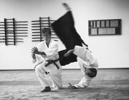 Hendrik beim Koshi-Nage